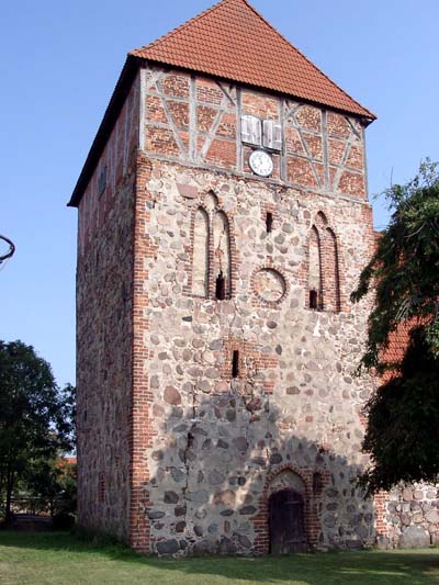 Kirchturm Vehlin