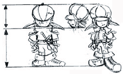 Young Vellin Character Design Sheet - Manga_Anime Charakter by Nick Curtiss